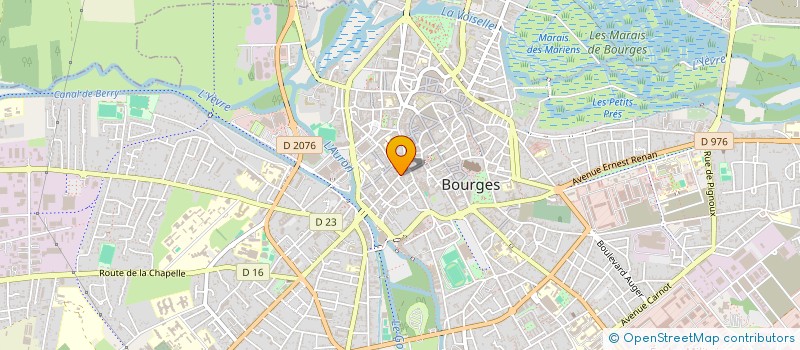 localisation de l'entreprise ZANNI & ASSOCIES  BOURGES