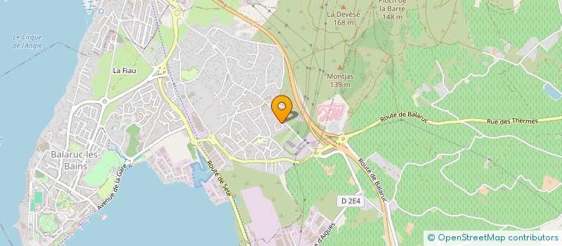 localisation de l'entreprise ZANON  BALARUC LES BAINS