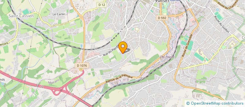 localisation de l'entreprise ZANON PARTICIPATIONS à VOIRON