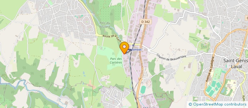 localisation de l'entreprise ZANONE-DAUPHIDIS à CHAPONOST