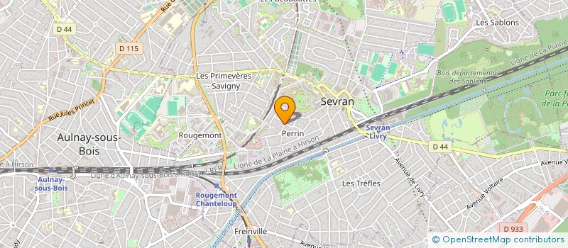 localisation de l'entreprise ZANOTTI SARL à SEVRAN