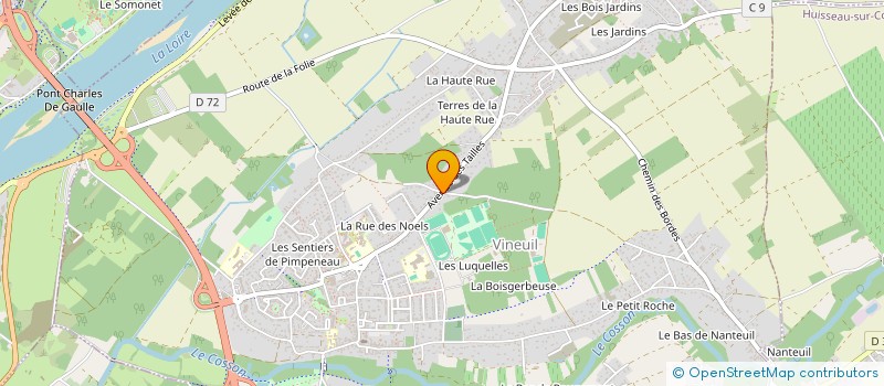 localisation de l'entreprise ZANOU  VINEUIL