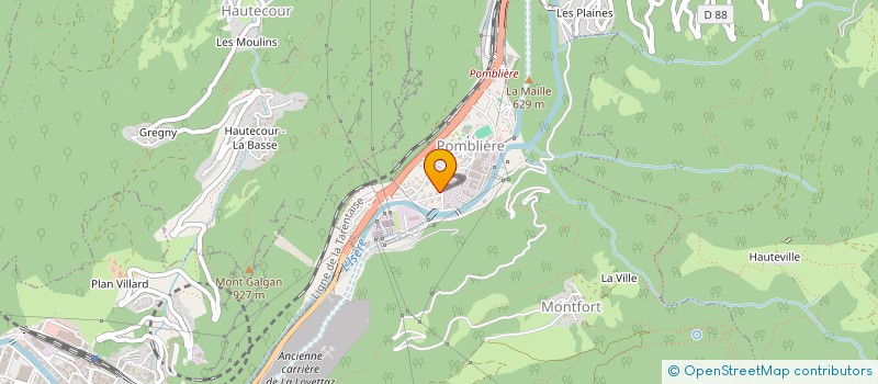 localisation de l'entreprise ZANSHIN-73  SAINT-MARCEL