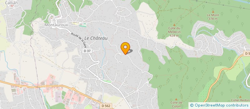 localisation de l'entreprise ZANTOS à MONTAUROUX