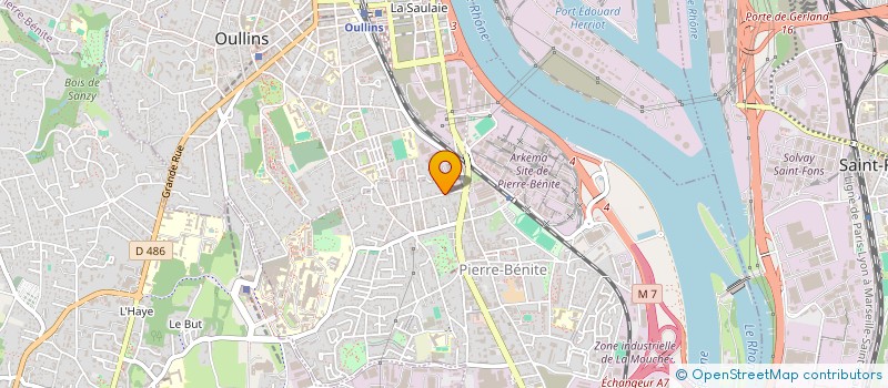 localisation de l'entreprise ZANZI  OULLINS-PIERRE-BENITE