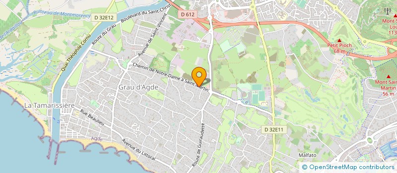 localisation de l'entreprise ZANZIB'ART  AGDE