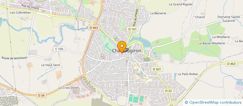 localisation de l'entreprise ZANZIBAR  CHATEAUGIRON