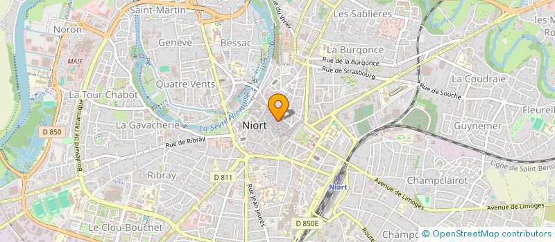 localisation de l'entreprise ZANZIBAR à NIORT
