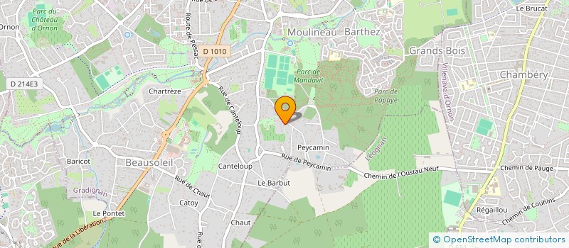 localisation de l'entreprise ZANZIBAR PLATEAU  GRADIGNAN