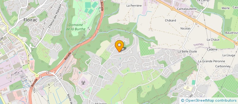 localisation de l'entreprise ZANZIBARRE  BOULIAC