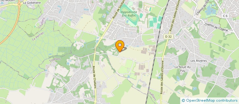 localisation de l'entreprise ZAO à CHALLANS