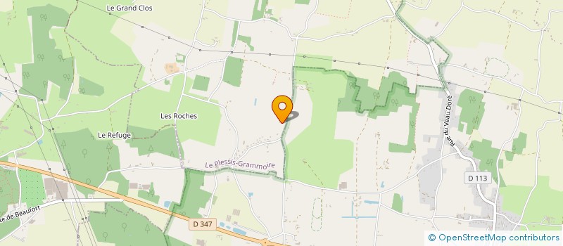 localisation de l'entreprise ZAOLIS  PLESSIS-GRAMMOIRE (LE)