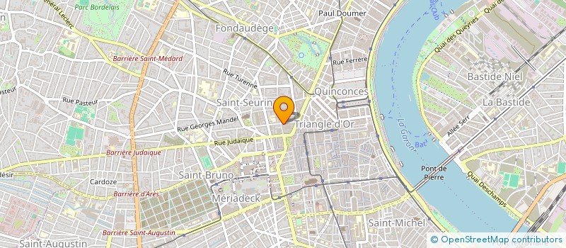 localisation de l'entreprise ZAP à BORDEAUX