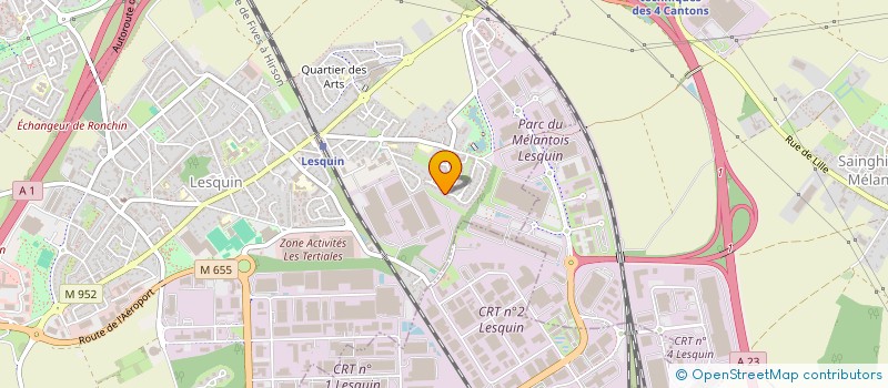 localisation de l'entreprise ZAP à LESQUIN