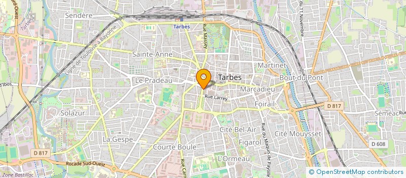 localisation de l'entreprise ZAP DISTRIBUTION à TARBES