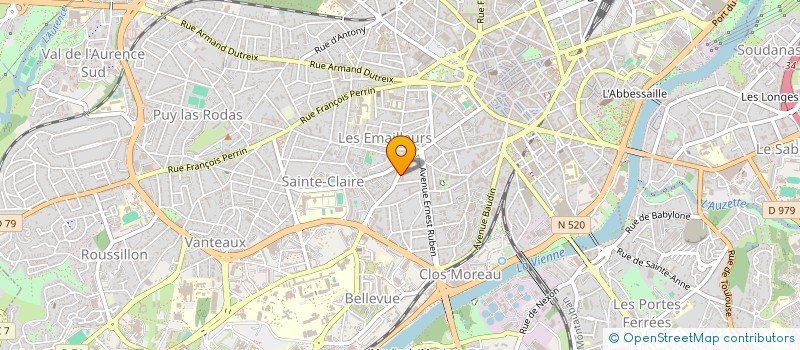 localisation de l'entreprise ZAP MEDIA à LIMOGES