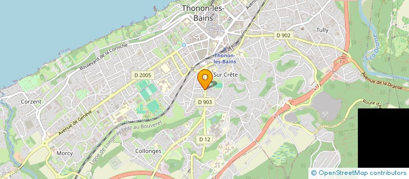 localisation de l'entreprise ZAP&P à THONON-LES-BAINS