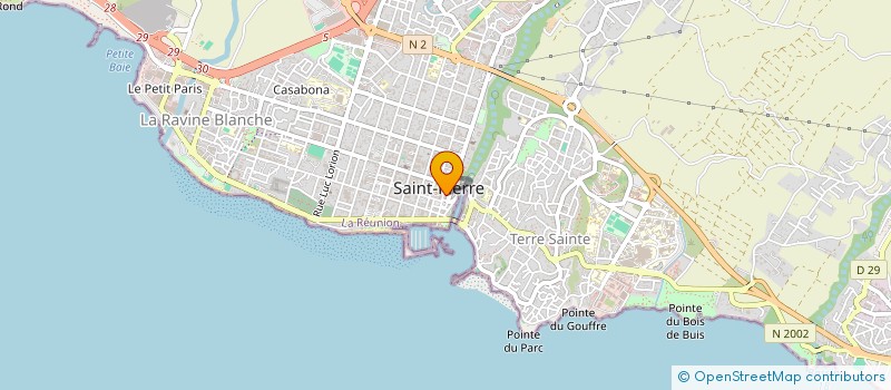 localisation de l'entreprise ZAPA à SAINT-PIERRE