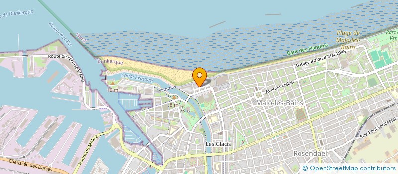 localisation de l'entreprise ZAPA TEADO à DUNKERQUE