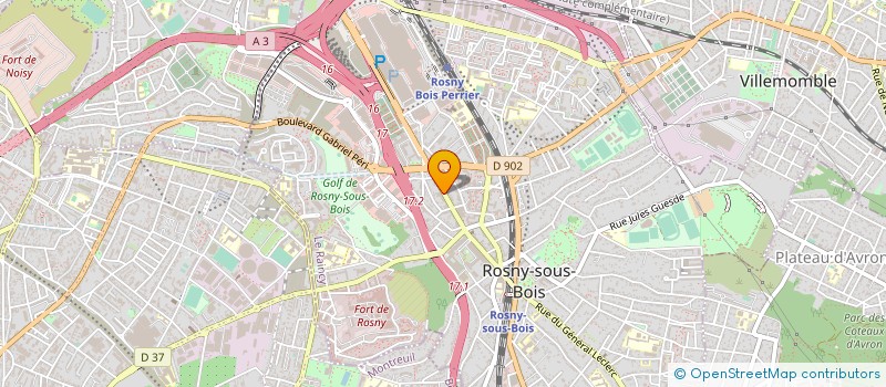 localisation de l'entreprise ZAPATA RENOV à ROSNY-SOUS-BOIS