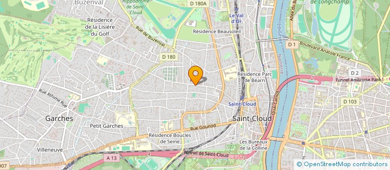 localisation de l'entreprise ZAPATO à SAINT-CLOUD