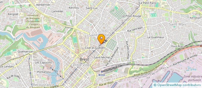 localisation de l'entreprise ZAPATO  BREST