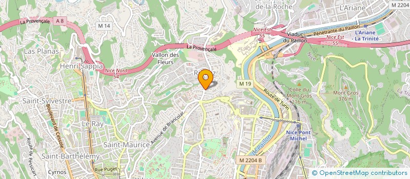 localisation de l'entreprise ZAPE à NICE