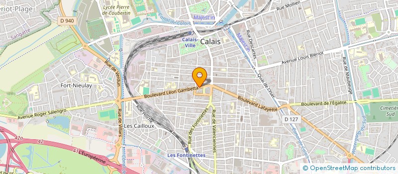 localisation de l'entreprise ZAPERTA DISTRIBUTION à CALAIS