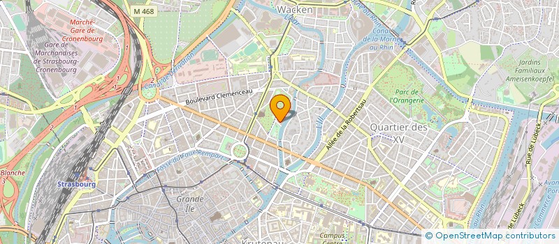 localisation de l'entreprise ZAPF SARL à STRASBOURG