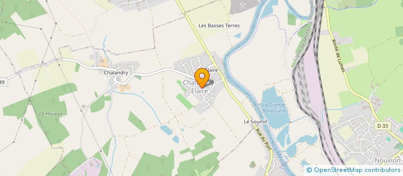 localisation de l'entreprise ZAPG  CHALANDRY-ELAIRE