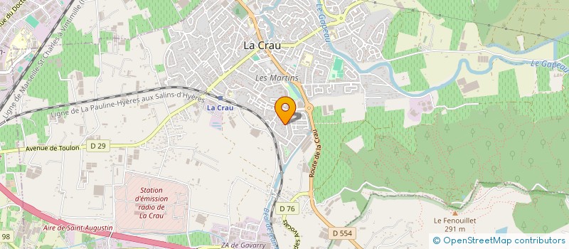 localisation de l'entreprise ZAPHIRATO CONSULTING à LA CRAU