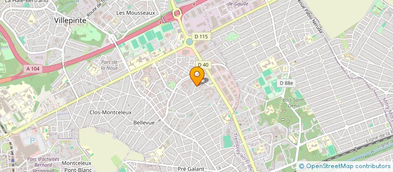 localisation de l'entreprise ZAPHIRE DIGITAL AGENCY  VILLEPINTE