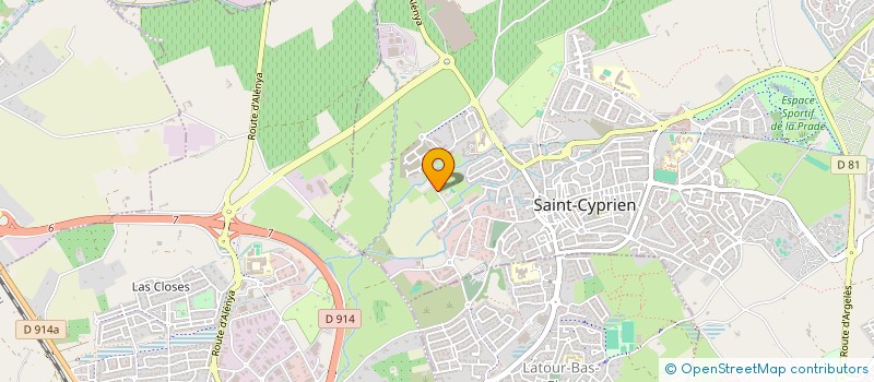 localisation de l'entreprise ZAPIMAX  SAINT-CYPRIEN