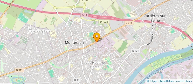 localisation de l'entreprise ZAPIMONTESSON à MONTESSON