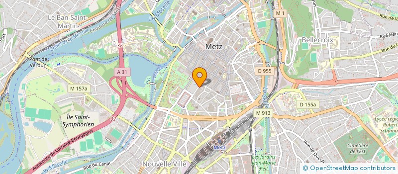 localisation de l'entreprise ZAPLOG INFORMATIQUE à METZ