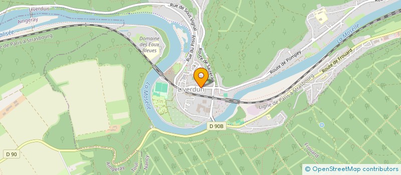 localisation de l'entreprise ZAPOL  LIVERDUN