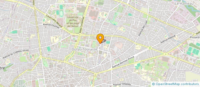 localisation de l'entreprise ZAPOMS à PAU