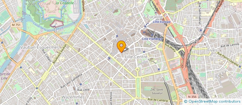localisation de l'entreprise ZAPP II à LILLE