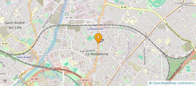 localisation de l'entreprise ZAPP III à LA MADELEINE