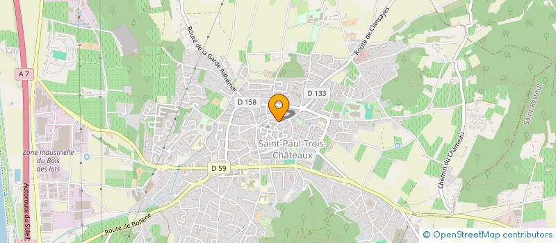 localisation de l'entreprise ZAPPA  SAINT-PAUL-TROIS-CHATEAUX