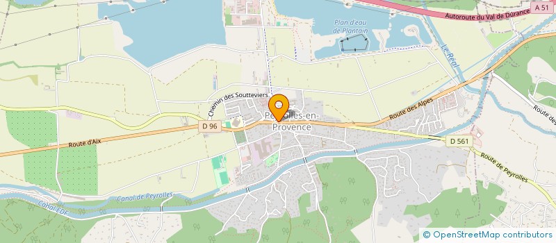 localisation de l'entreprise ZAPPATA HOLDING GROUPE  PEYROLLES-EN-PROVENCE