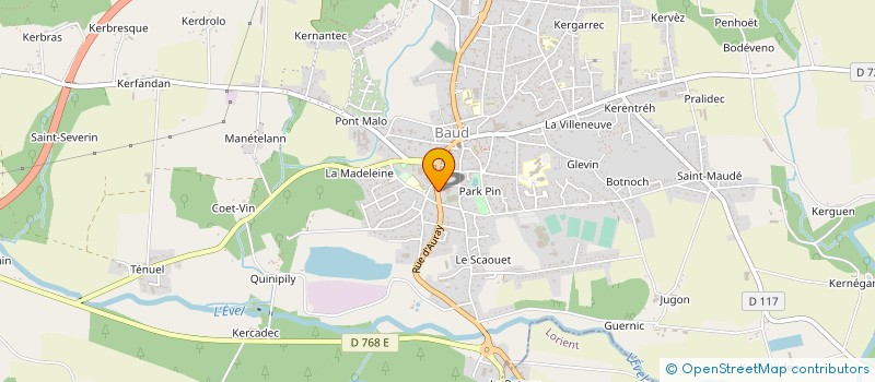 localisation de l'entreprise ZAPPELINI GERARD à BAUD