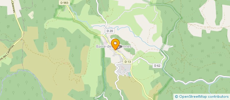 localisation de l'entreprise ZAPPING SAUVAGE  BARRE-DES-CEVENNES