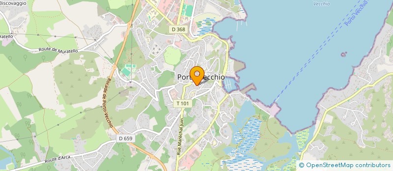 localisation de l'entreprise ZAPPITI AV  PORTO VECCHIO