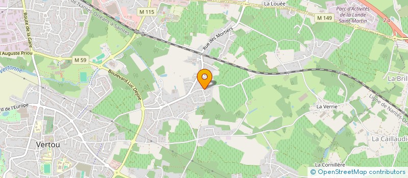 localisation de l'entreprise ZAPPY INVEST à VERTOU