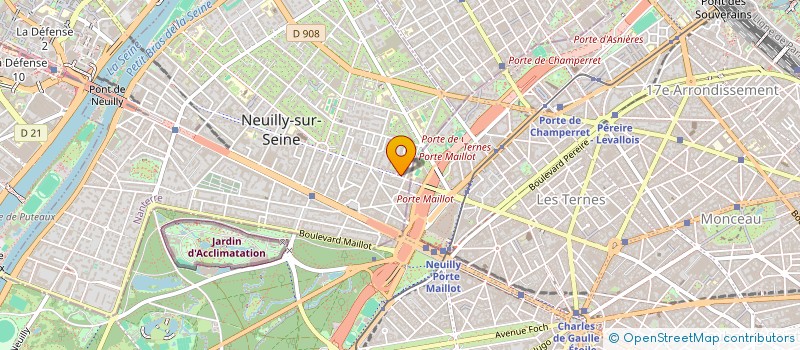 localisation de l'entreprise ZAPPY.S à NEUILLY-SUR-SEINE