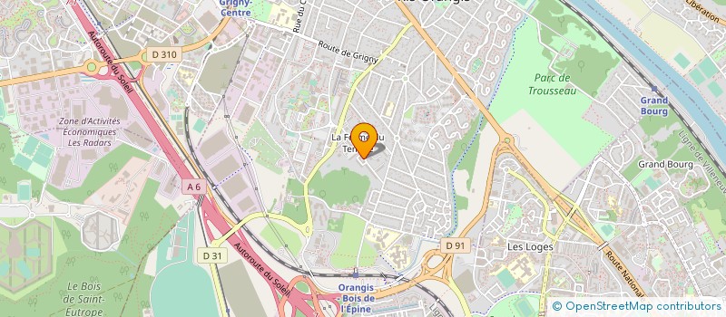 localisation de l'entreprise ZARA  RIS ORANGIS