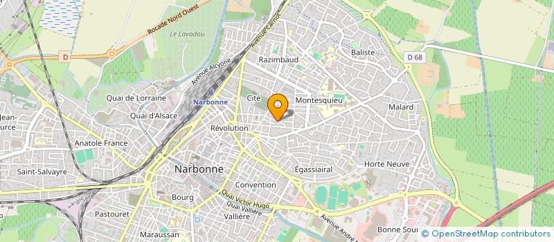 localisation de l'entreprise ZARA à NARBONNE