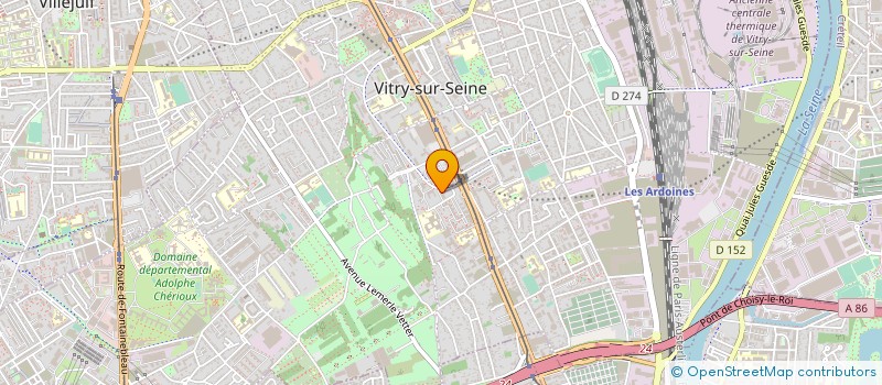 localisation de l'entreprise ZARA ISOLATION à VITRY-SUR-SEINE