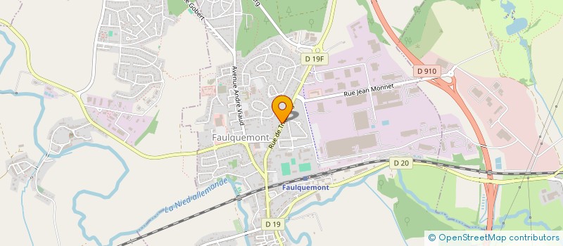 localisation de l'entreprise ZARA MULTISERVICE  FAULQUEMONT